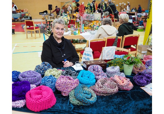 Gestrickte Loops von Frau Weiberg