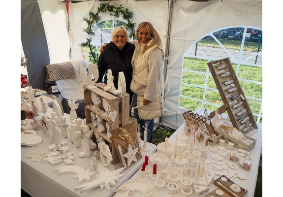 Kerzen und Holz von Frau Hüls