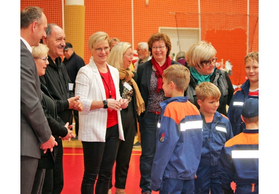 Kinder der Jugendfeuerwehr Leezen