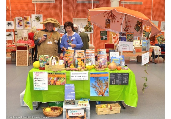 Stand der Buchautoren Frank und Evemarie Löser