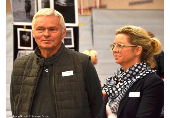 Organisatoren Herr Thrun und Frau Eggert