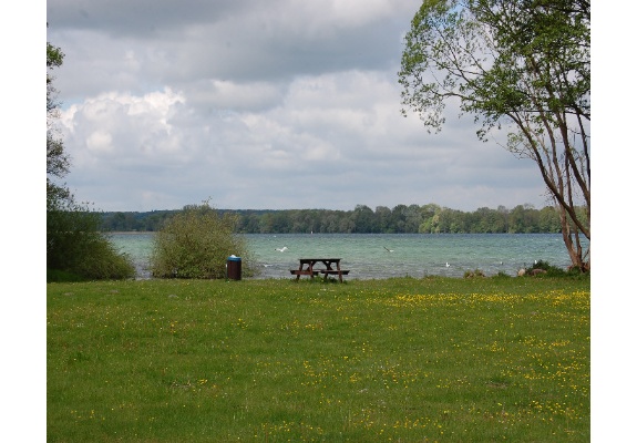 Liegewiese am Schweriner See