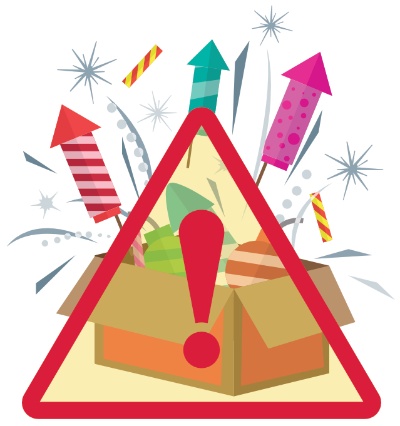 Feuerwerk Warnung © freepik.com Bild