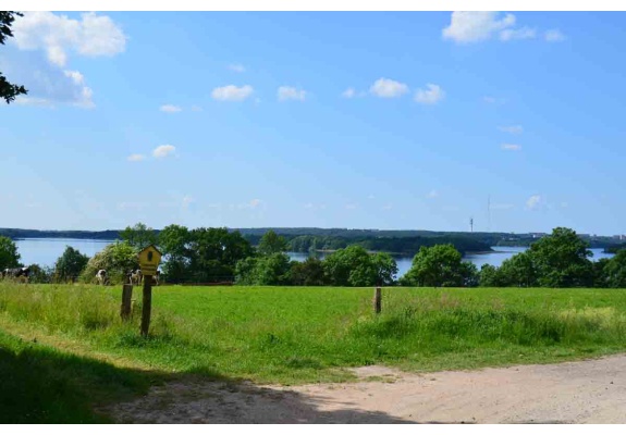 View of Lake Schwerin from Görslow, district Leezen